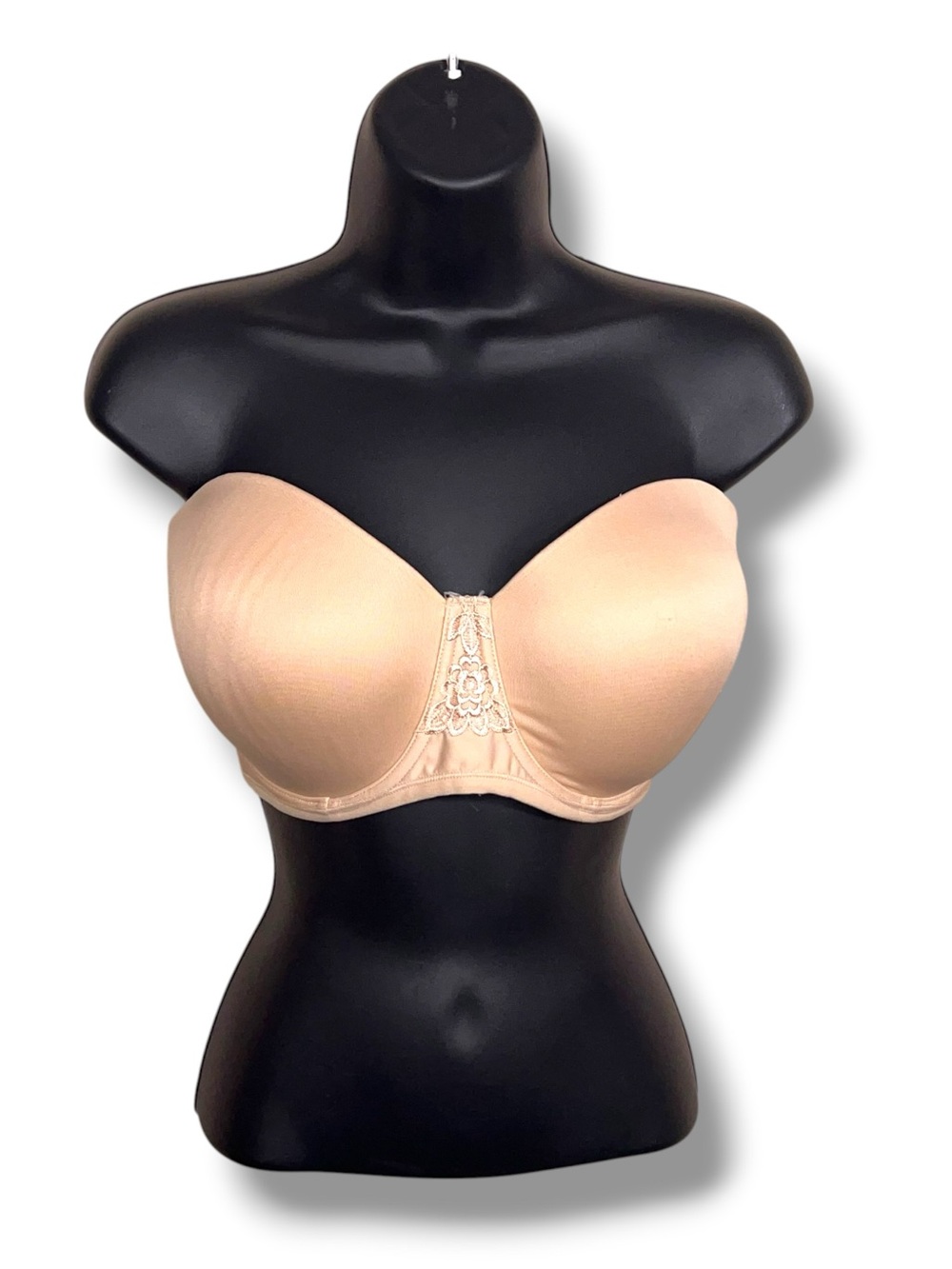 38DD Vanity Fair Nude Beige Strapless Bra Lined Underwire Event Formal Wedding
